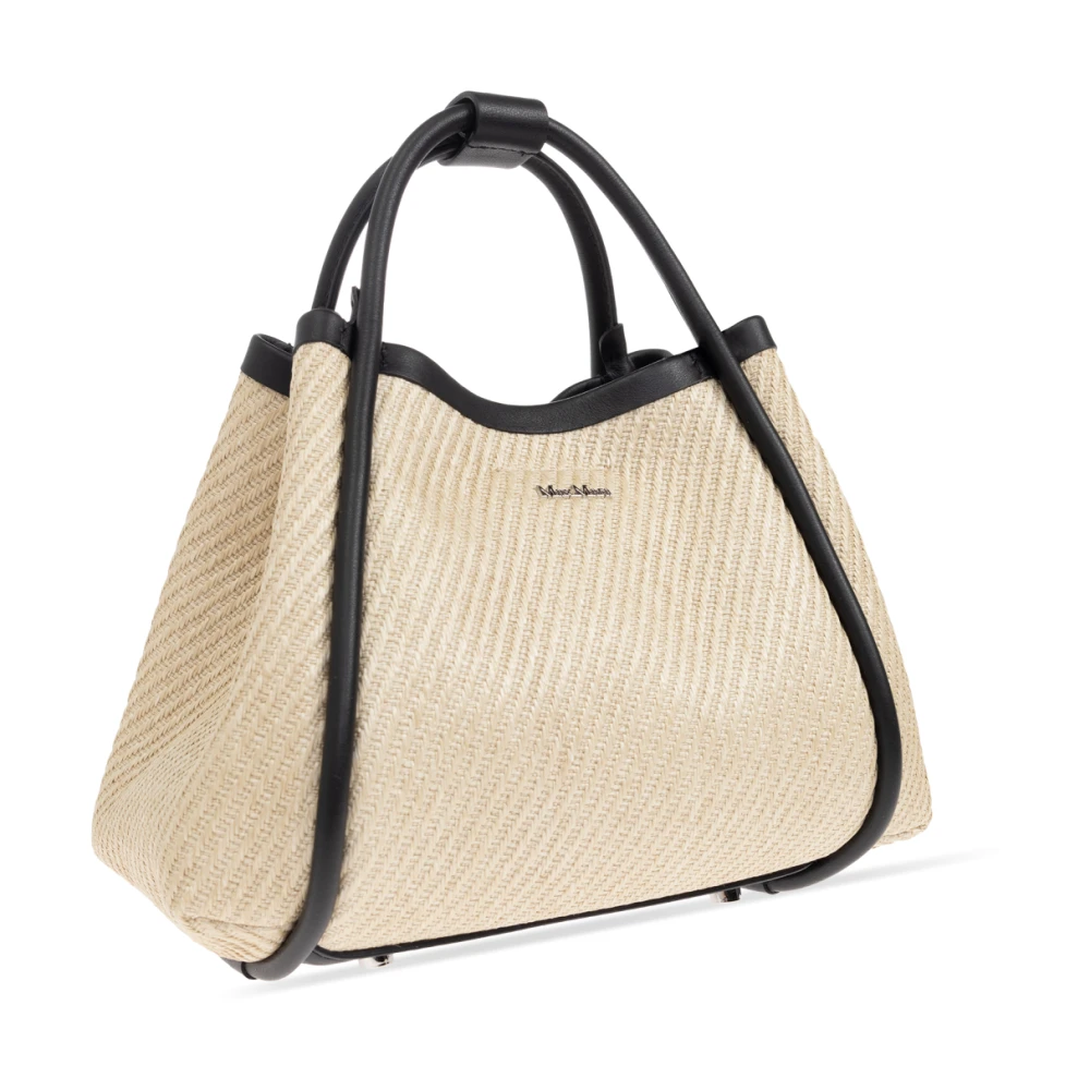 Max Mara Handtas Summermarine XS Beige Dames