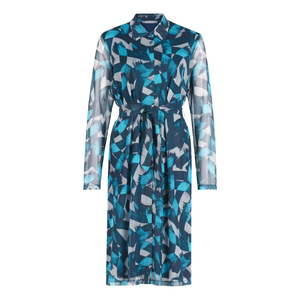 Betty & Co Bloemen knoopjurk Multicolor Dames