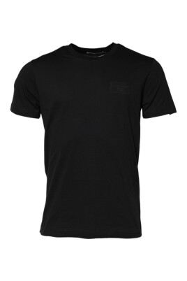 black-logo-plaque-cotton-crew-neck-t-shirt