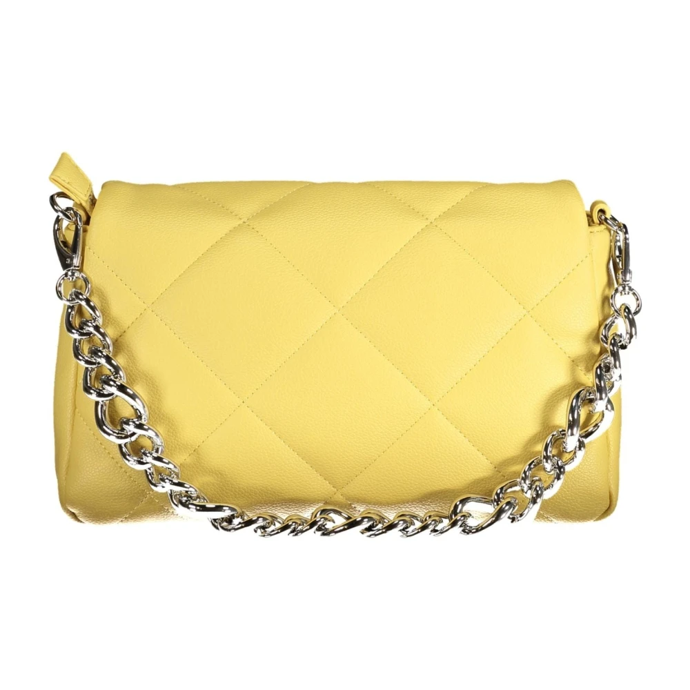 Valentino by Mario Valentino Gele Schoudertas met Afneembare Band Yellow Dames