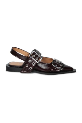 Bordeaux Patent Sandaler