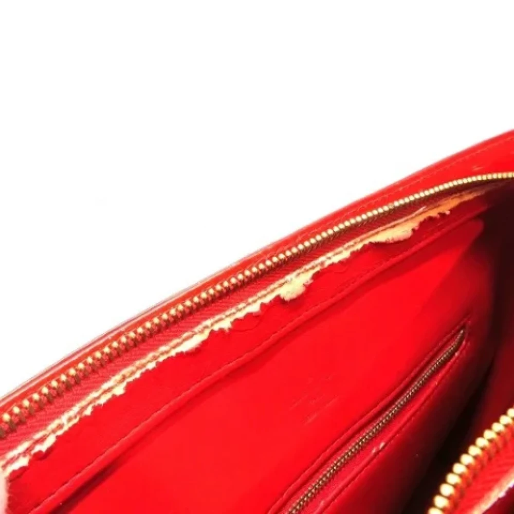 Louis Vuitton Vintage Pre-owned Leather handbags Red Dames
