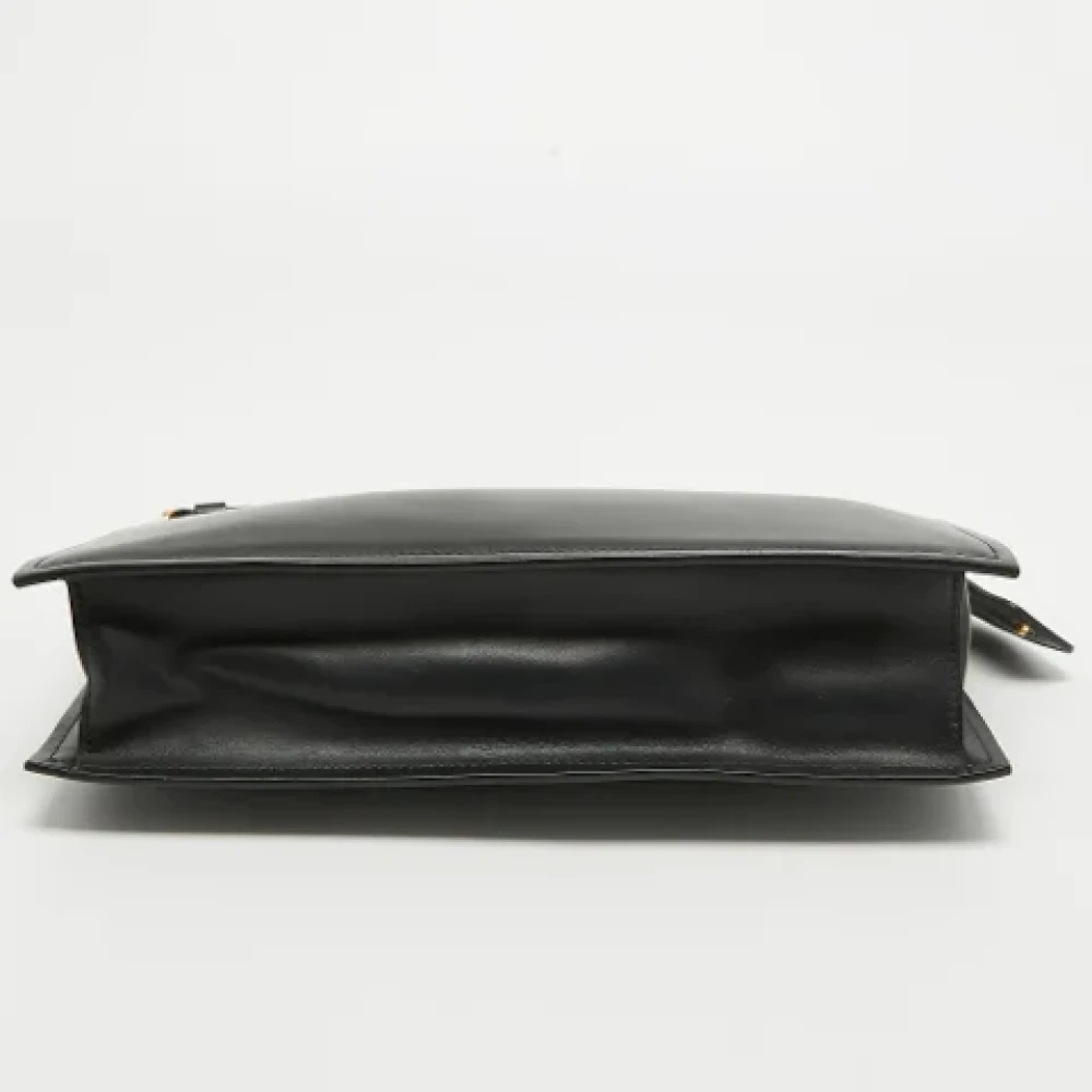 Versace Pre-owned Leather clutches Black Dames