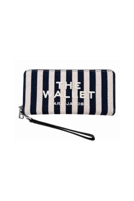 The Stripe Canvas Continental Wallet
