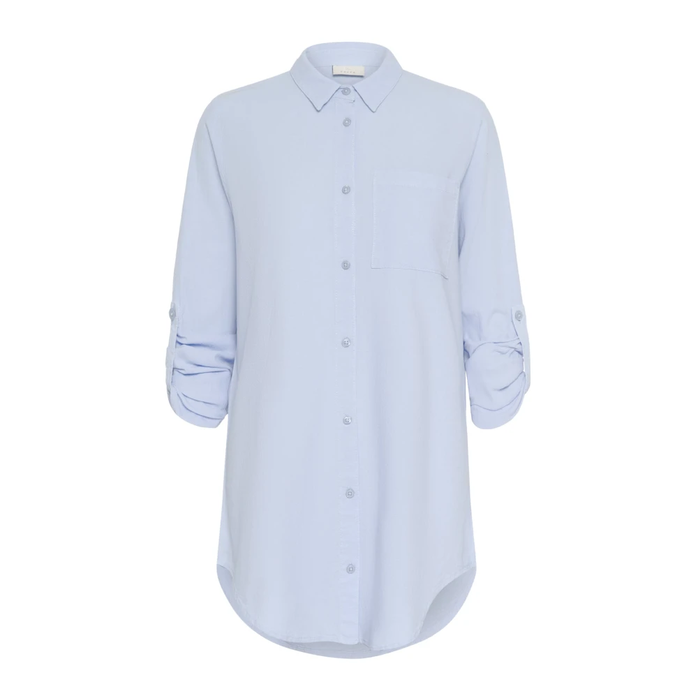 Kaffe Donna Blu Abito A Camicia Da Naya - Immagine 2