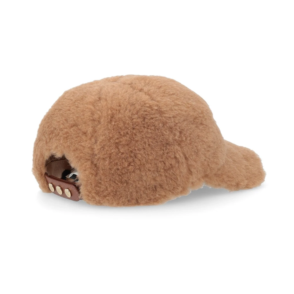 Max Mara Camel Edit Hoed Brown Dames