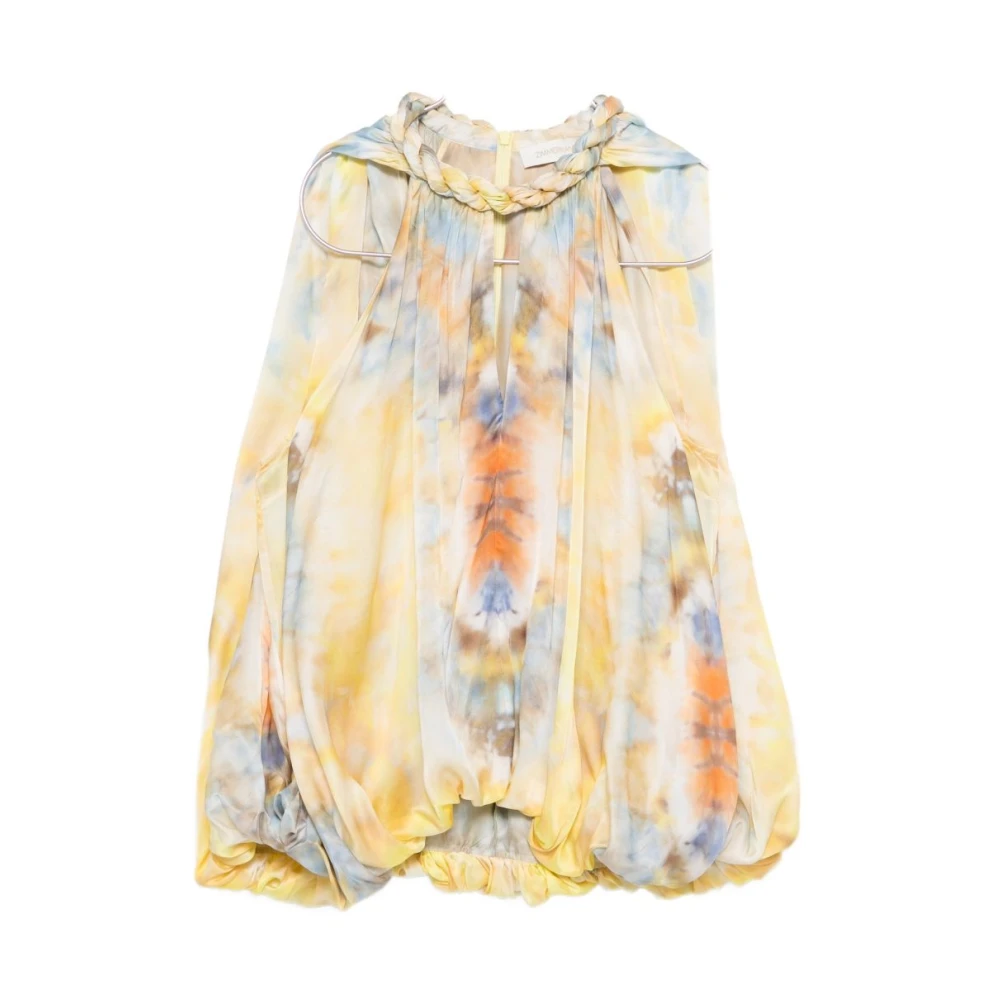 Zimmermann Women's Multicolor Blouses, Xs, Alchemy Printed Blouse