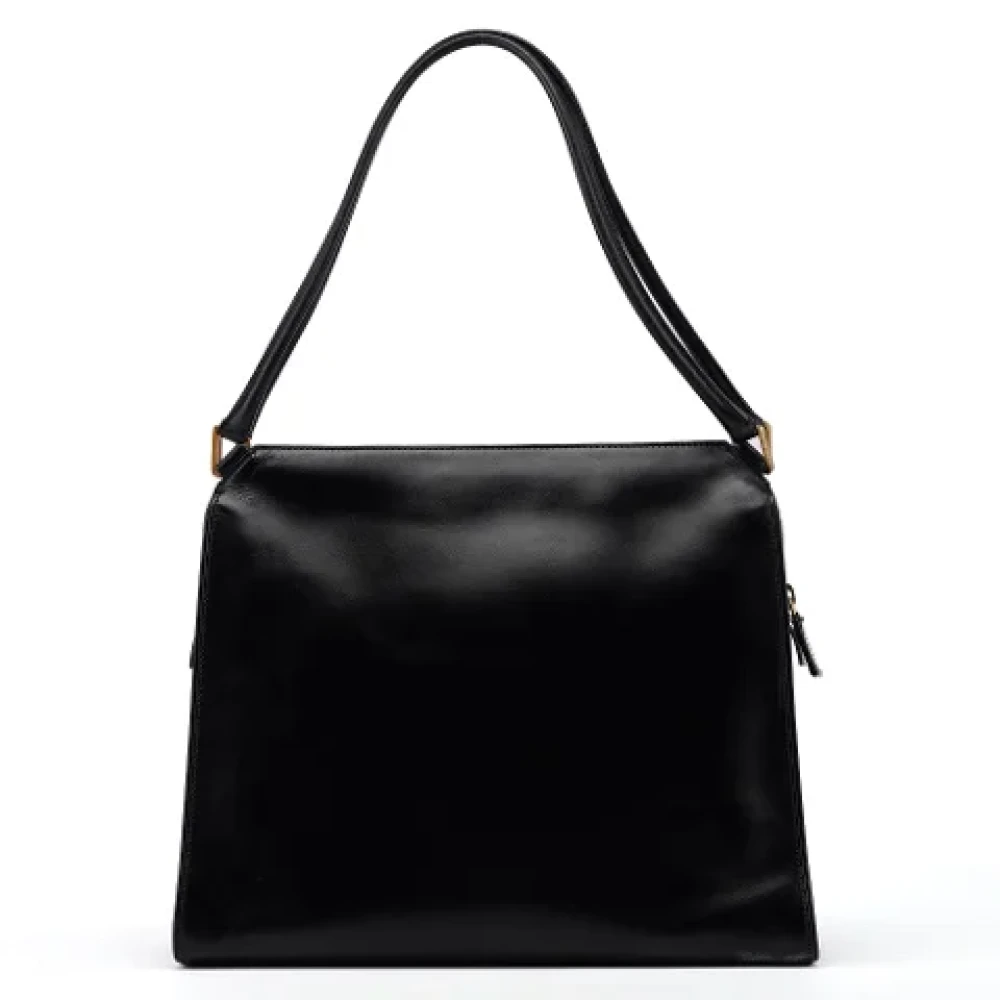 Prada Vintage Pre-owned Leather handbags Black Dames