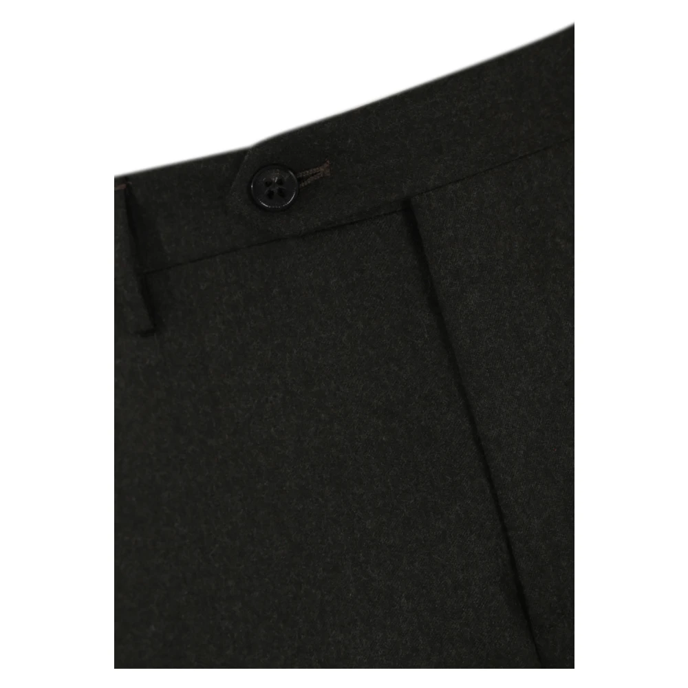 Corneliani Bruine wollen herenbroek Brown Heren