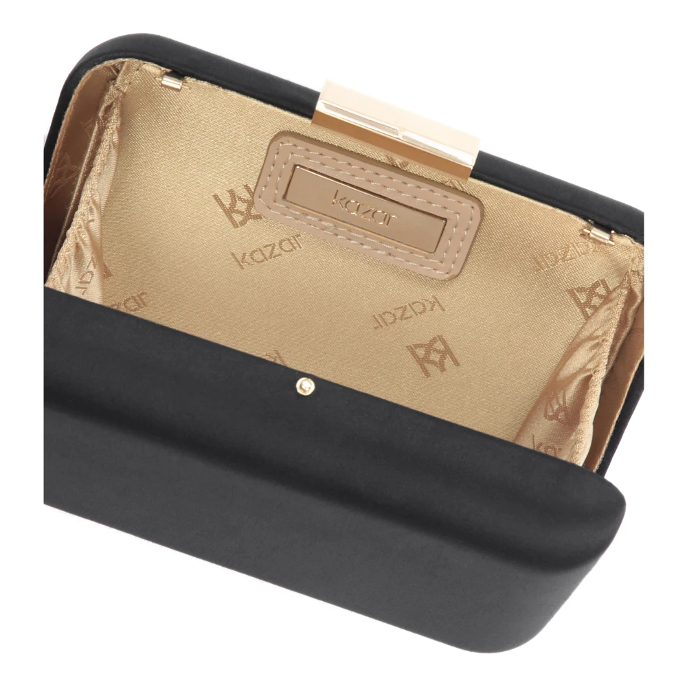 Kazar Zwarte clutch voor dames is een elegant model voor gelegenheden Black Dames