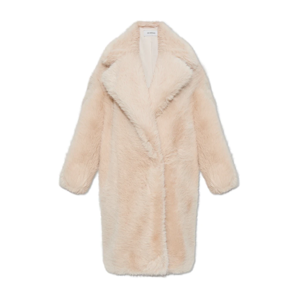 SPORTMAX Jas met kraag Pink Dames