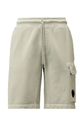 Ljusgrå Cargo Shorts Resist Dyed