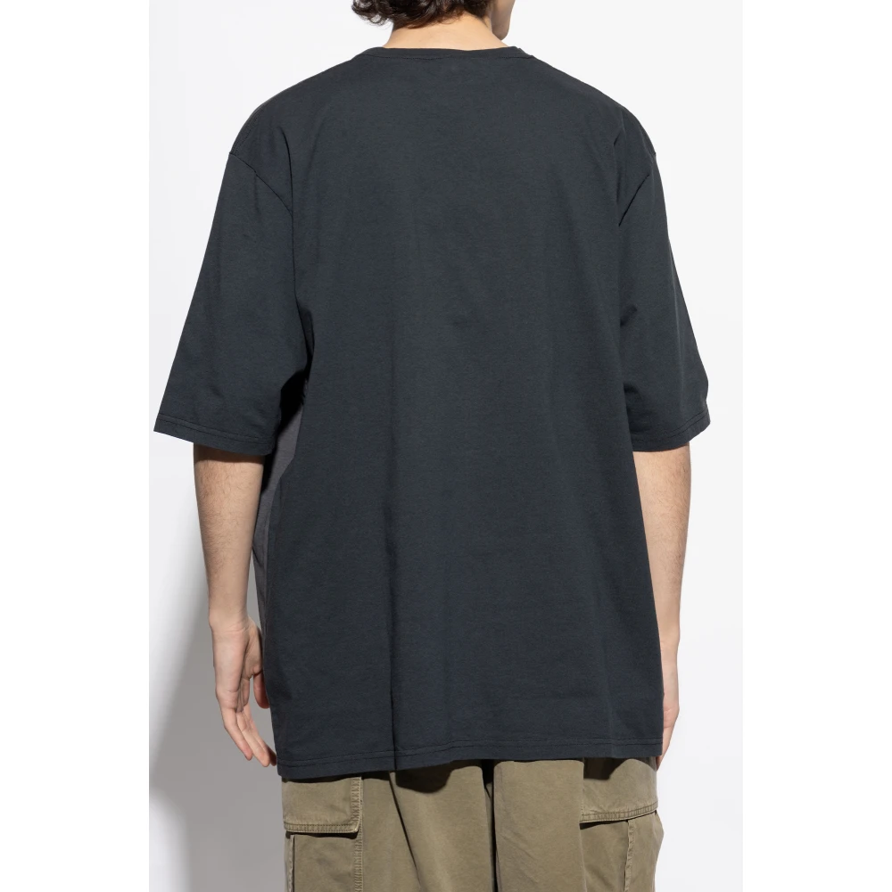 alexander mcqueen T-shirt met logo Gray Heren