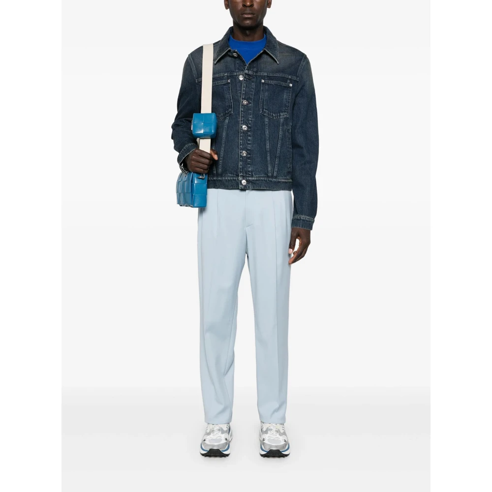 Lanvin Klassieke Blauwe Jas Blue Heren