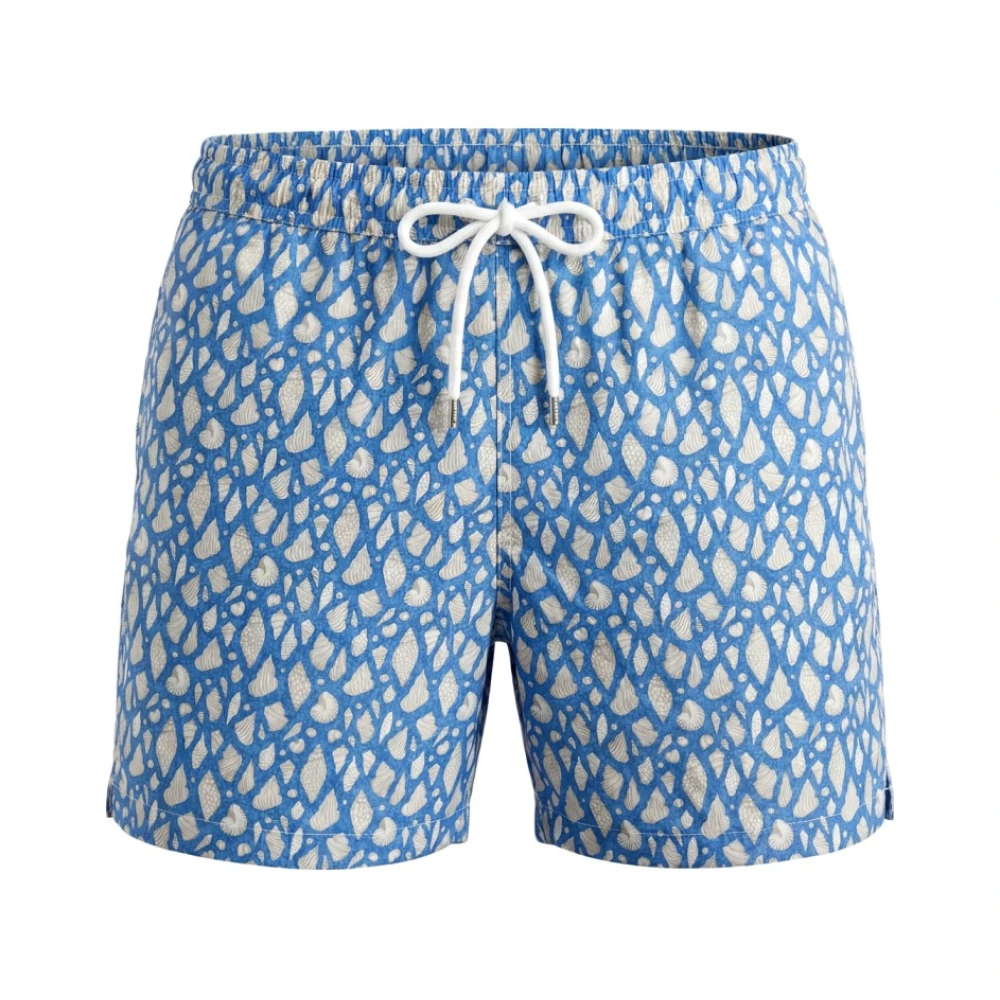 Fedeli Men's Blue Beachwear, L, Swim Shorts