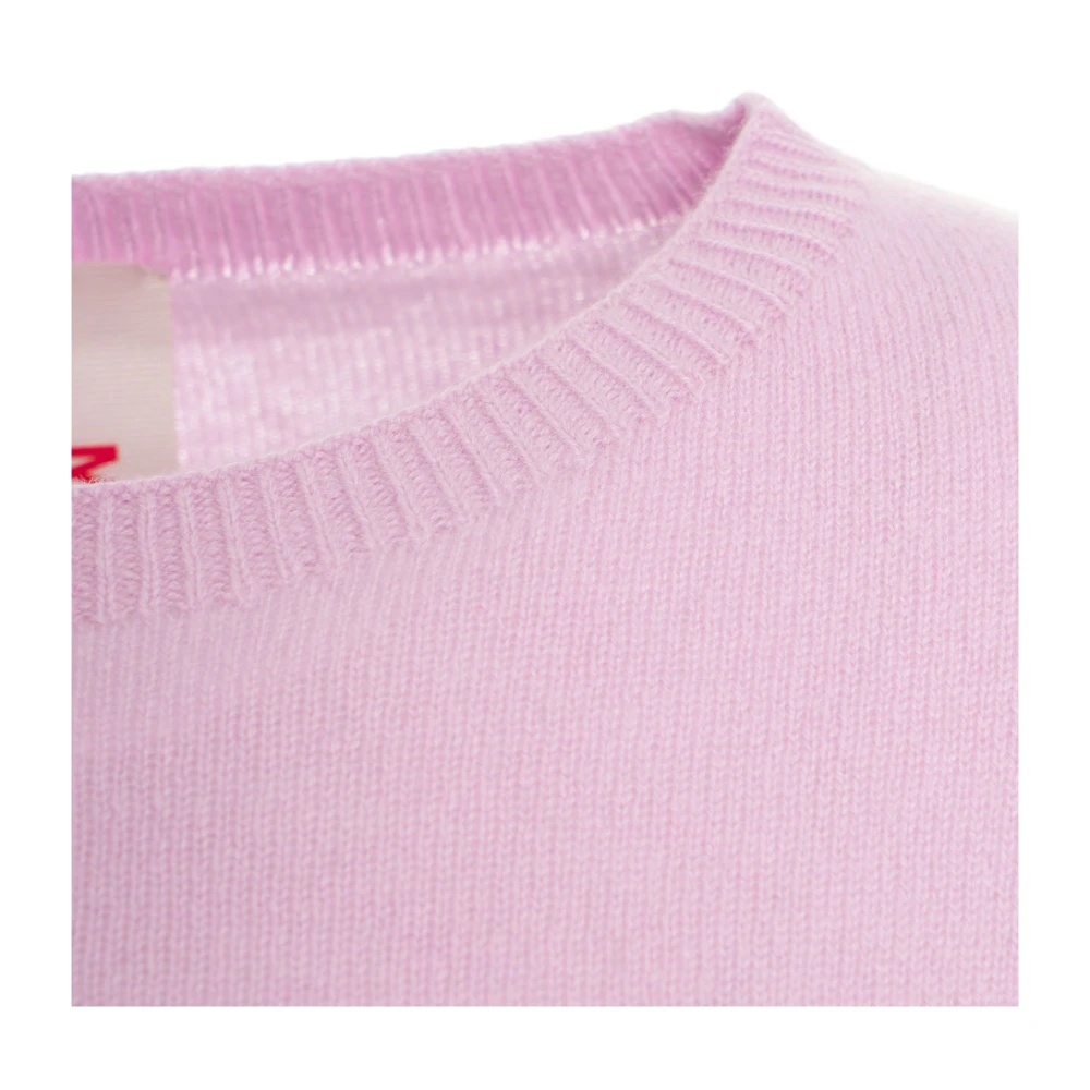 MVM Rose Cashmere Short-sleeved Sweater Pink Dames