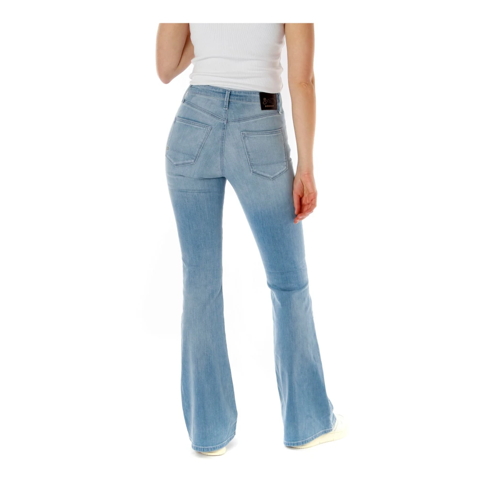 Denham Flared High Waist Jeans Blue Dames