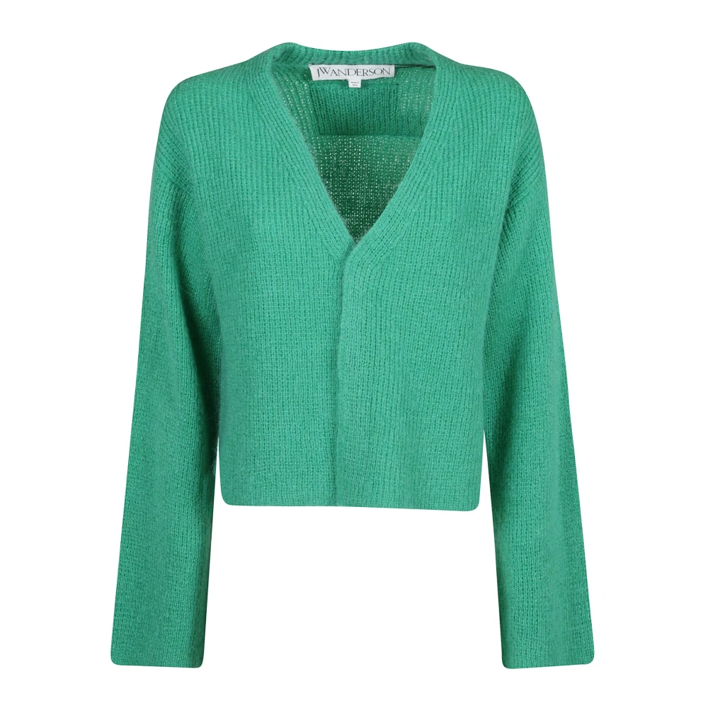 JW Anderson Stijlvolle V-hals Vest Green Dames