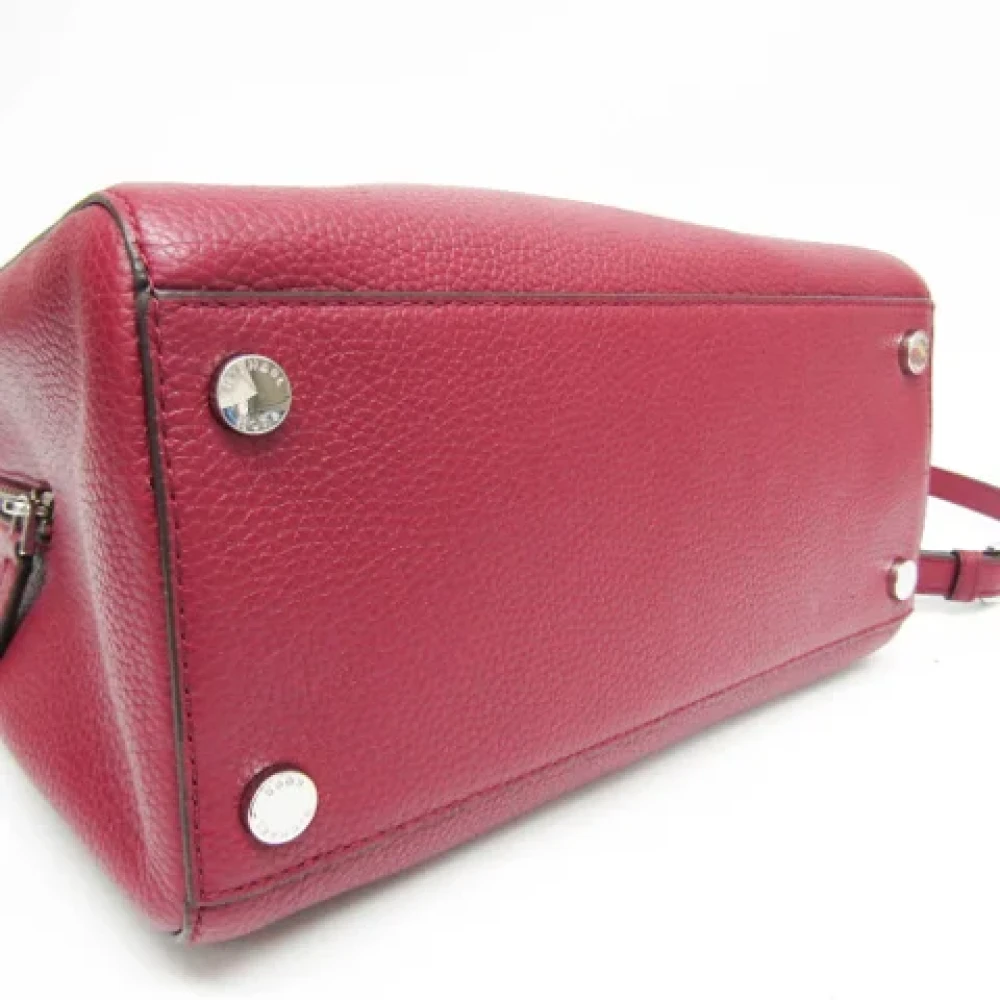 Michael Kors Pre-owned Leather handbags Red Dames
