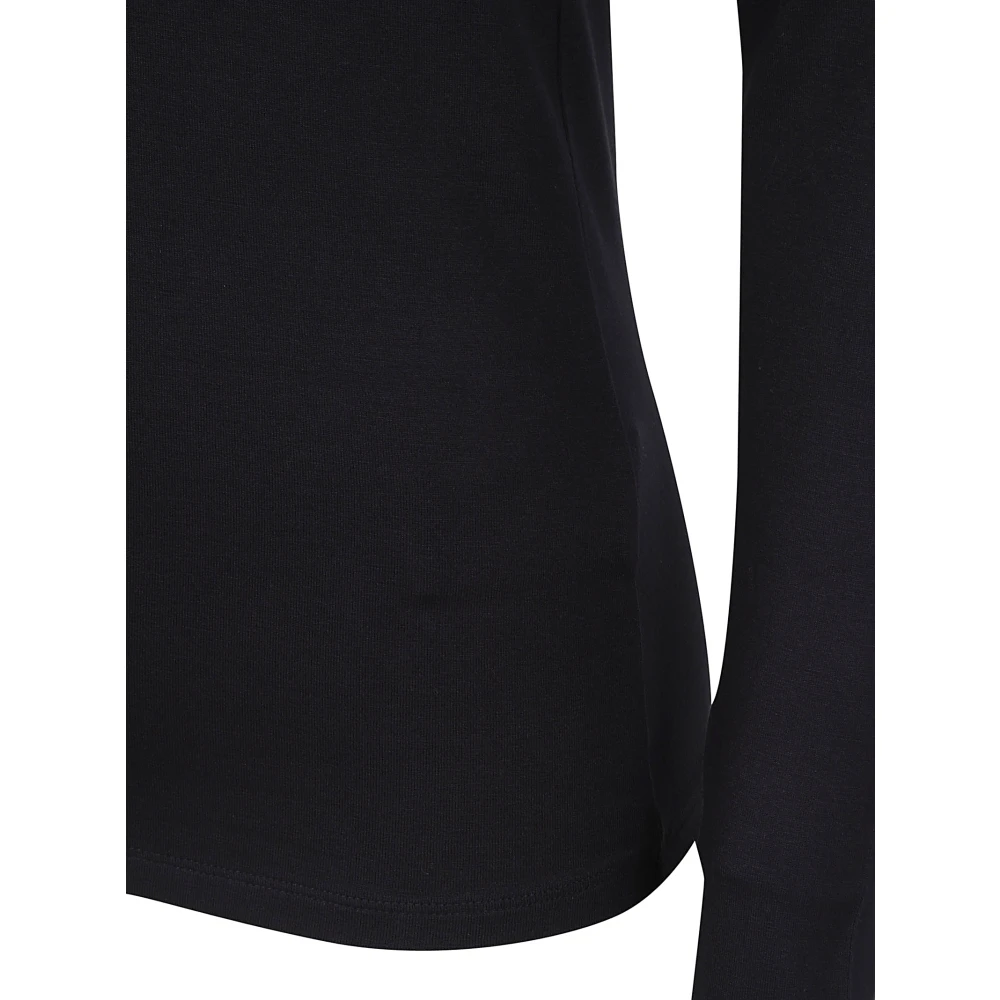majestic filatures Blauwe T-shirts en Polos Viscose-Elastaan Mix Blue Dames
