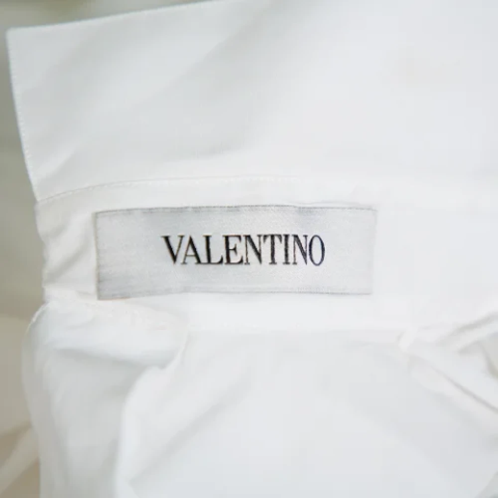 Valentino Vintage Pre-owned Cotton tops White Dames
