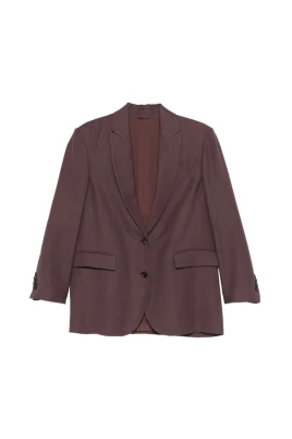 Flap-pocket Button Blazer