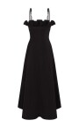 black-flared-long-dress