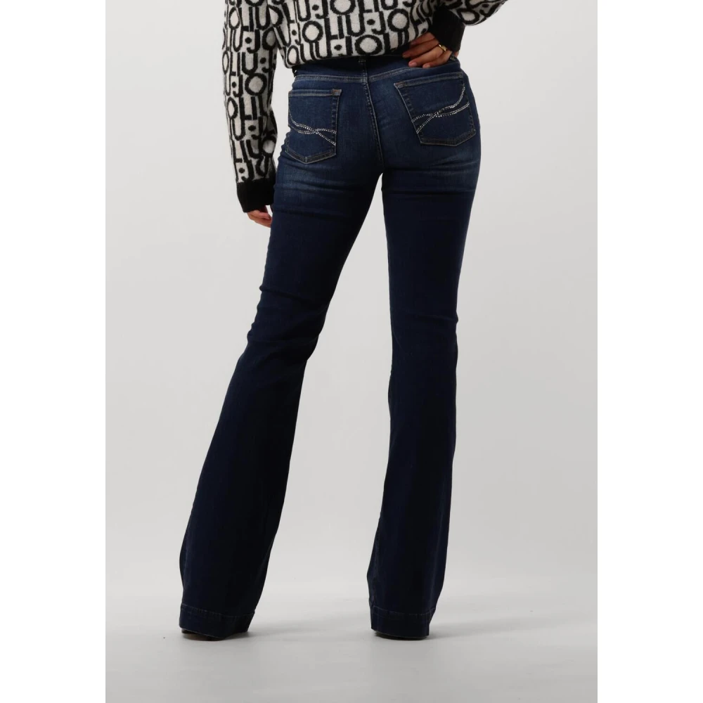 Liu Jo Blauwe Bootcut Jeans Authentic Beat Blue Dames