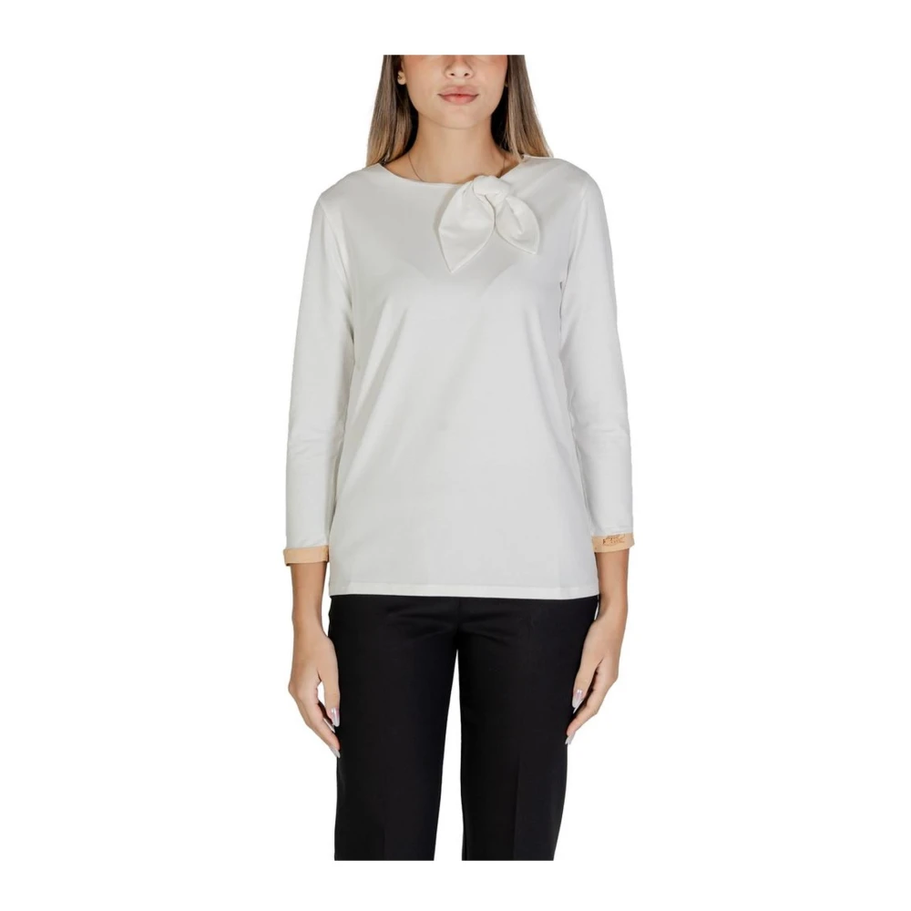Alviero Martini 1a Classe Witte katoenen blend tops & T-shirts White Dames