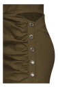 robe-ajustee-vert-olive-avec-boutons