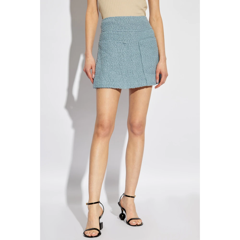 IRO Tweed rok Ciona Blue Dames