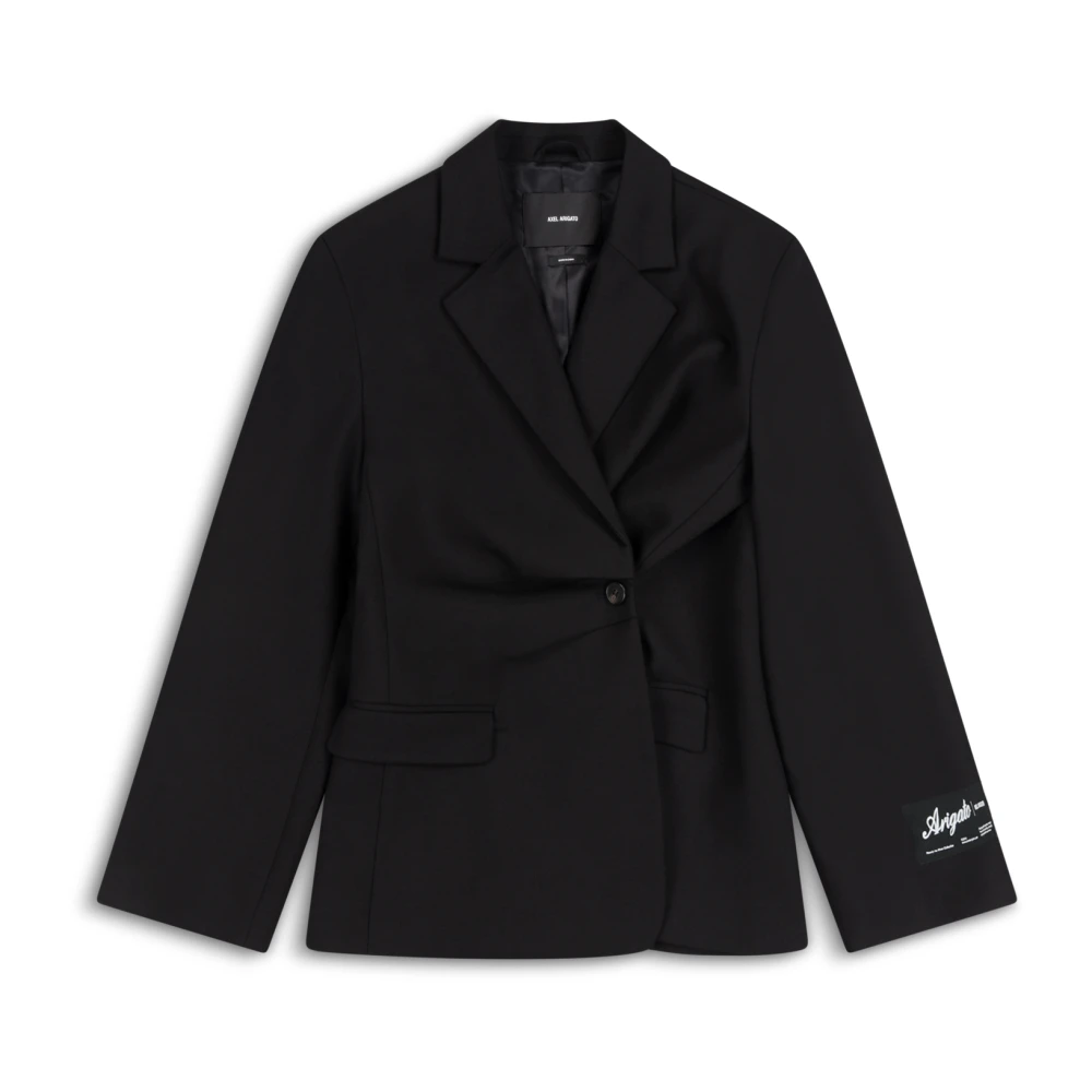 Axel Arigato Dahlia Gathered Blazer Black Dames