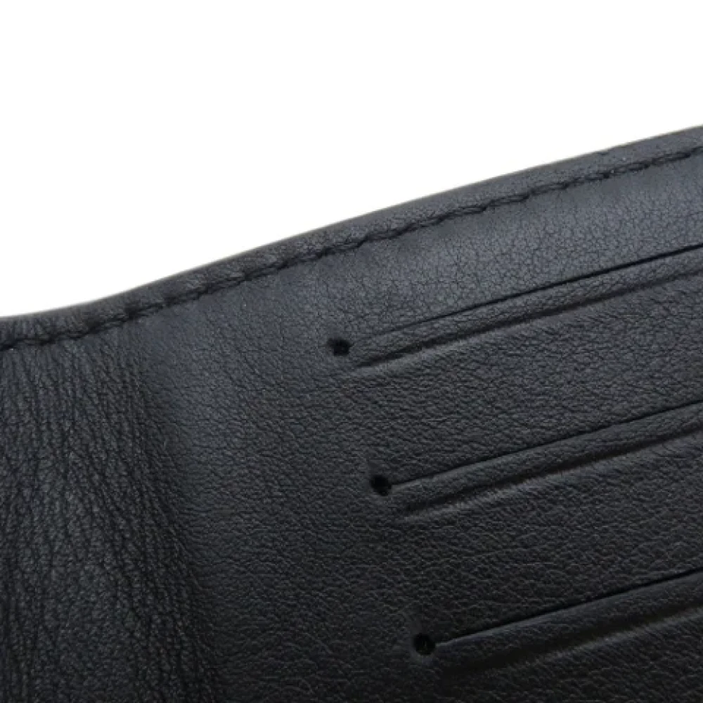 Valentino Vintage Pre-owned Leather wallets Black Heren