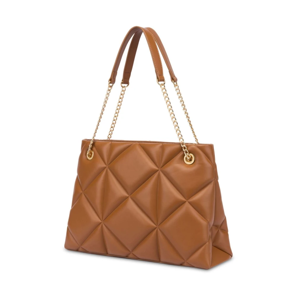 Love Moschino Kameel Shopper Tas Ss25 Brown Dames