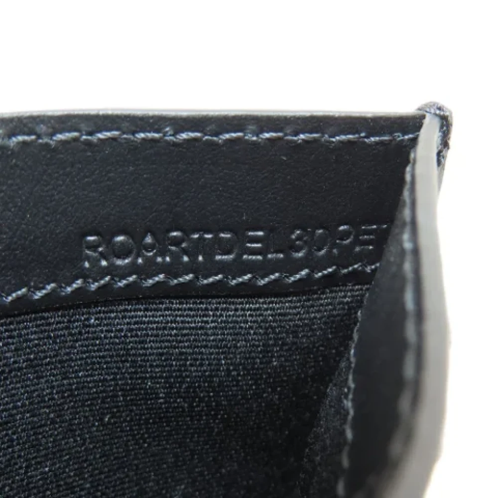 Burberry Vintage Pre-owned Leather wallets Black Dames