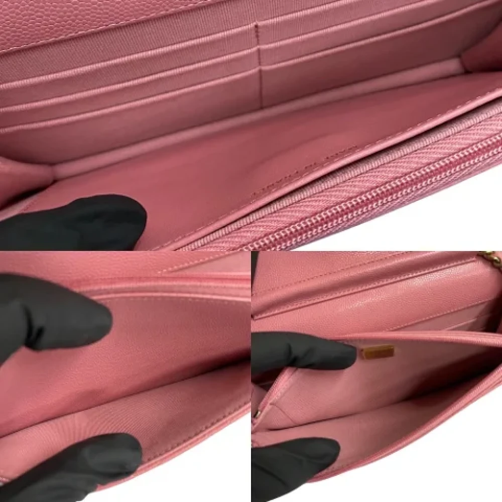 Chanel Vintage Pre-owned Fabric chanel-bags Pink Dames