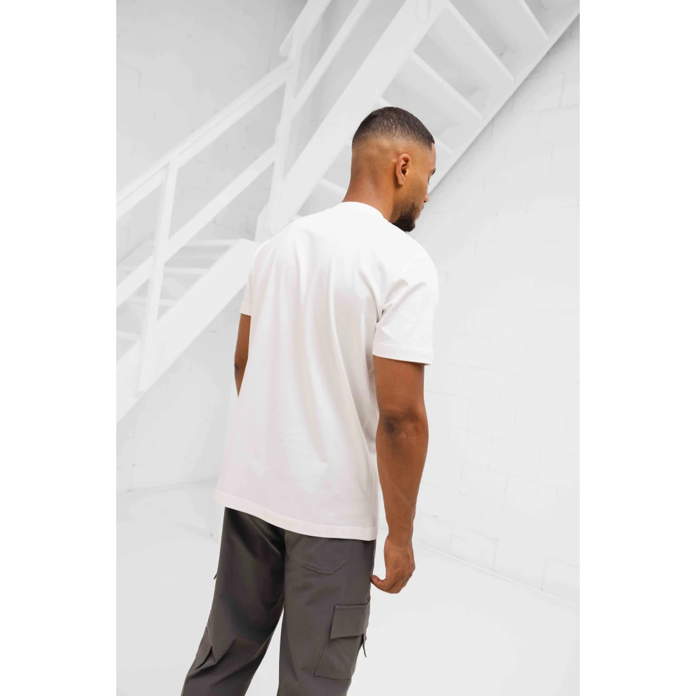 Iceberg 5D Chest Logo T-Shirt Wit White Heren