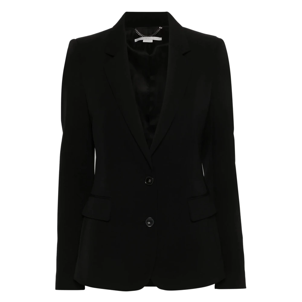 Stella Mccartney Zwarte Iconische Regular Blazer Vrouwen Black Dames