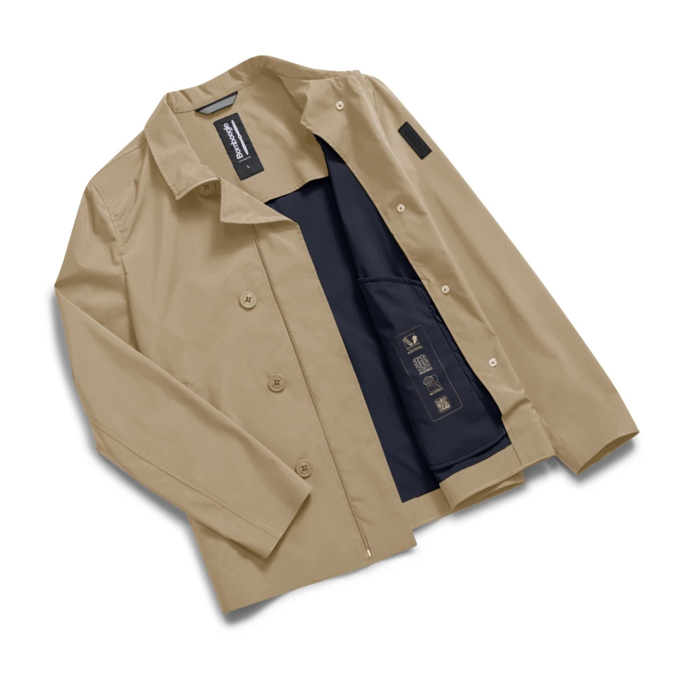 BomBoogie Niet-gevoerde double-breasted jas Beige Heren