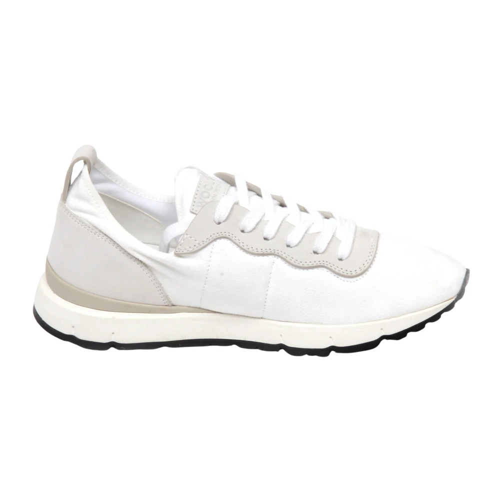 Woolrich Lichtgrijze Tissue Schoen Model W2102325 Dames Schoenen Wit