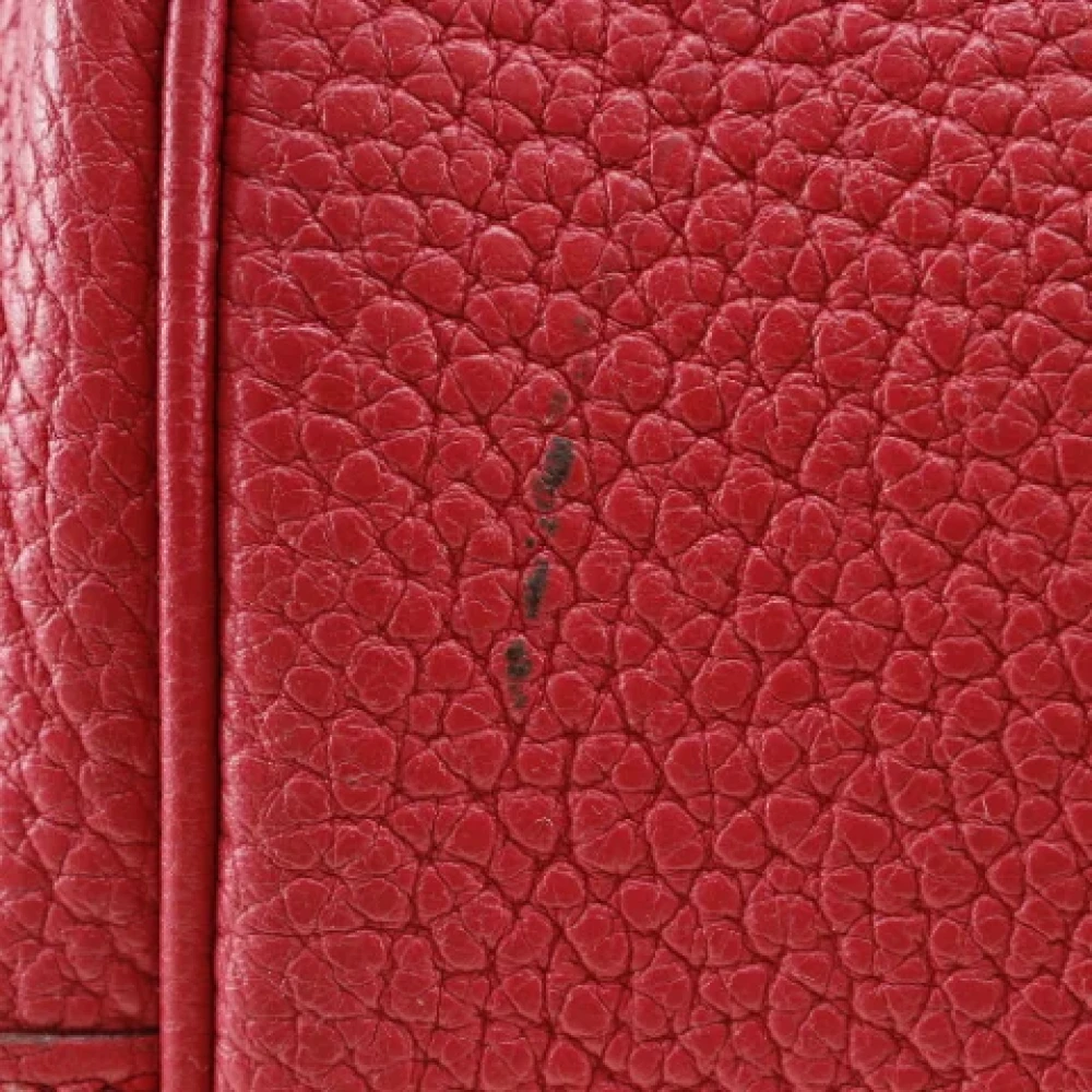 Hermès Vintage Pre-owned Leather handbags Red Dames