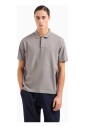 polo-gris-avec-motif-jacquard