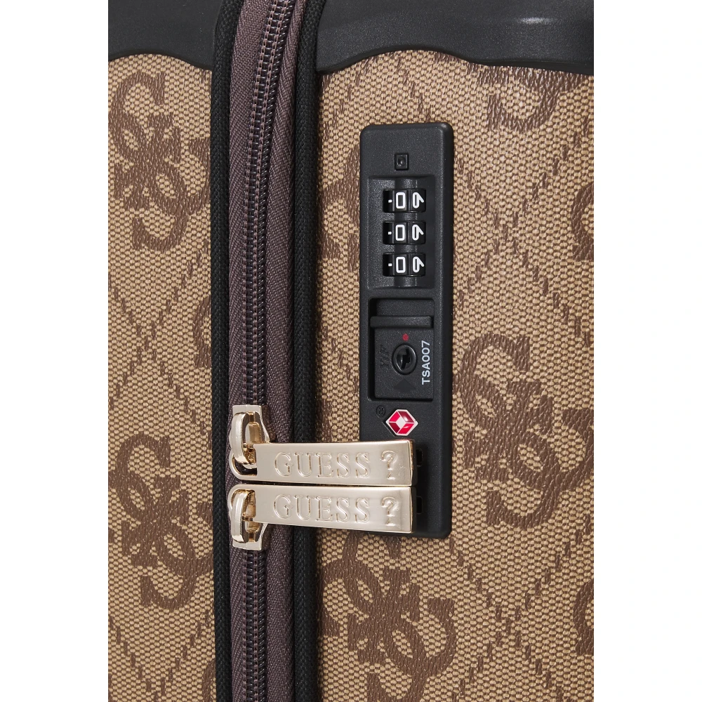Guess Stijlvolle reistrolley voor vrouwen Brown Unisex