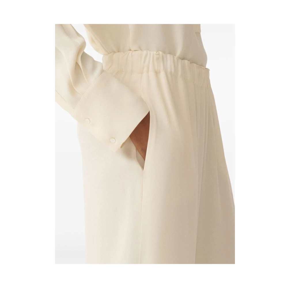 Fabiana Filippi Beige Elastische Taille Pull-On Broek Beige Dames
