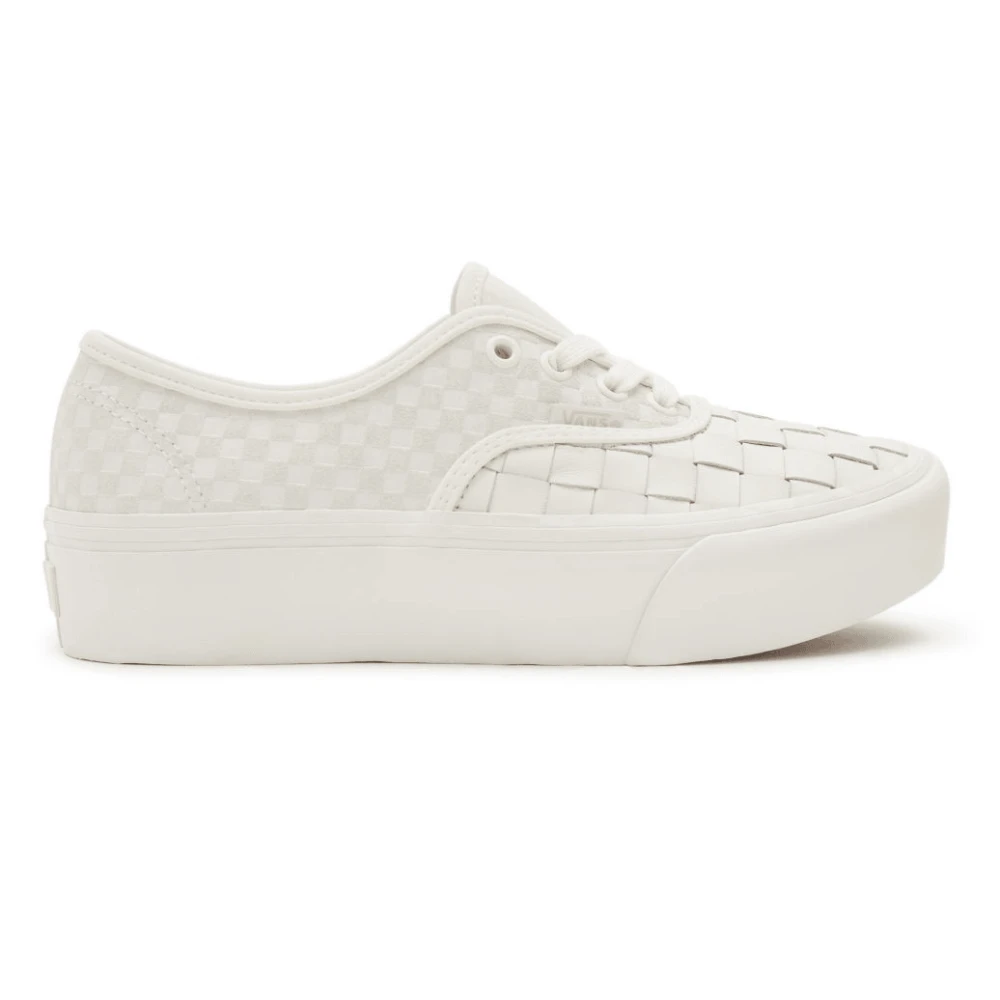 Vans Authentic Platform 2.0 Woven Dames Schoenen Wit