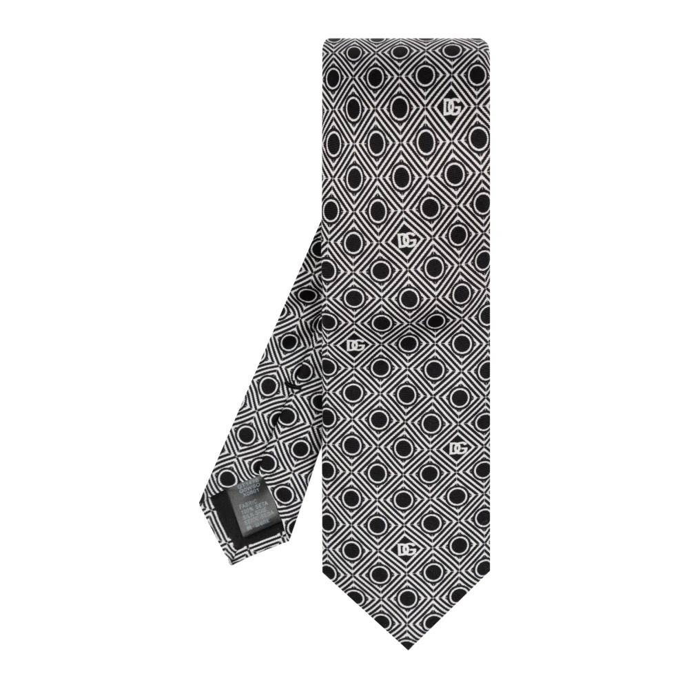Dolce & Gabbana Gestreepte stropdas Black Heren