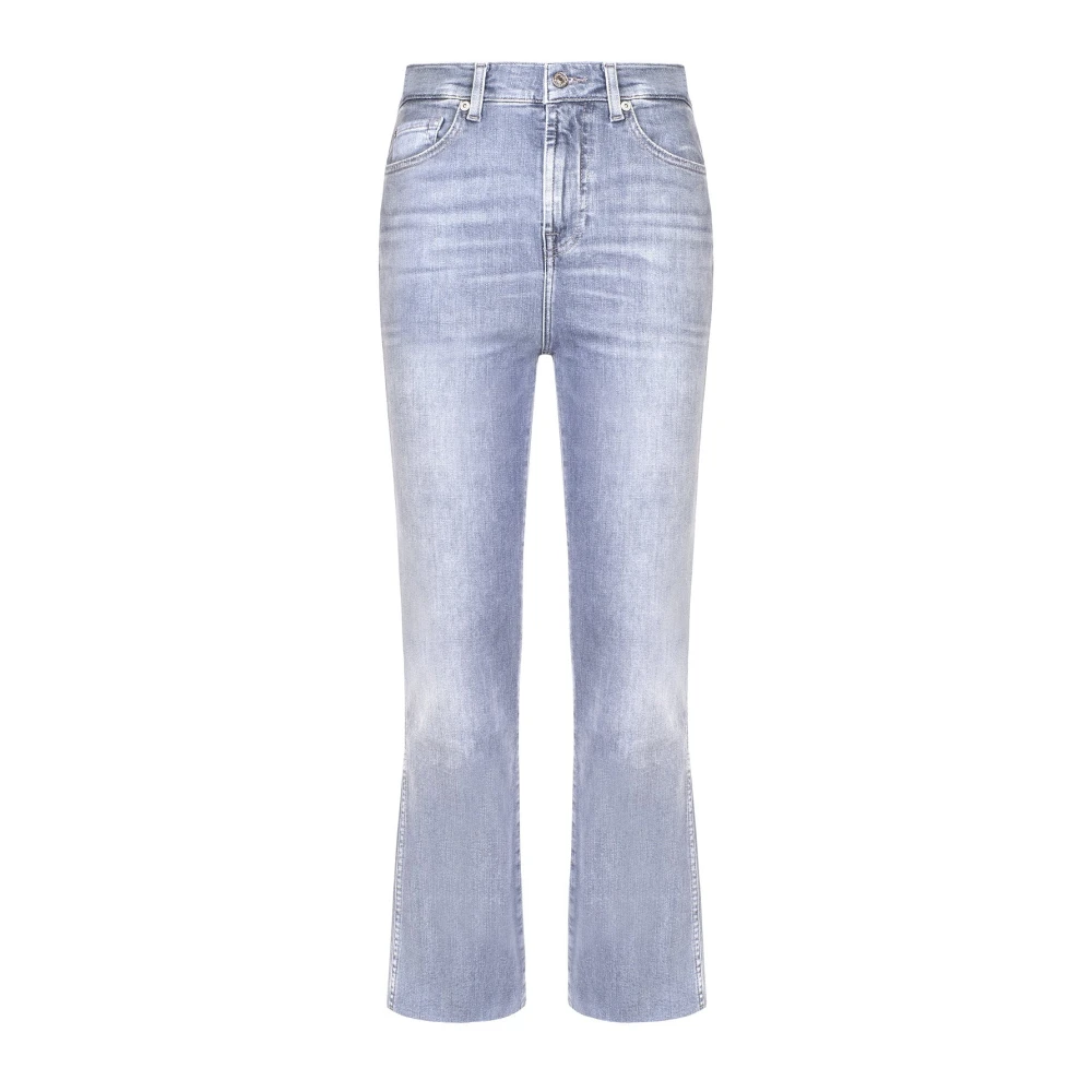 7 For All Mankind Grijze Slim Jeans Gray Dames