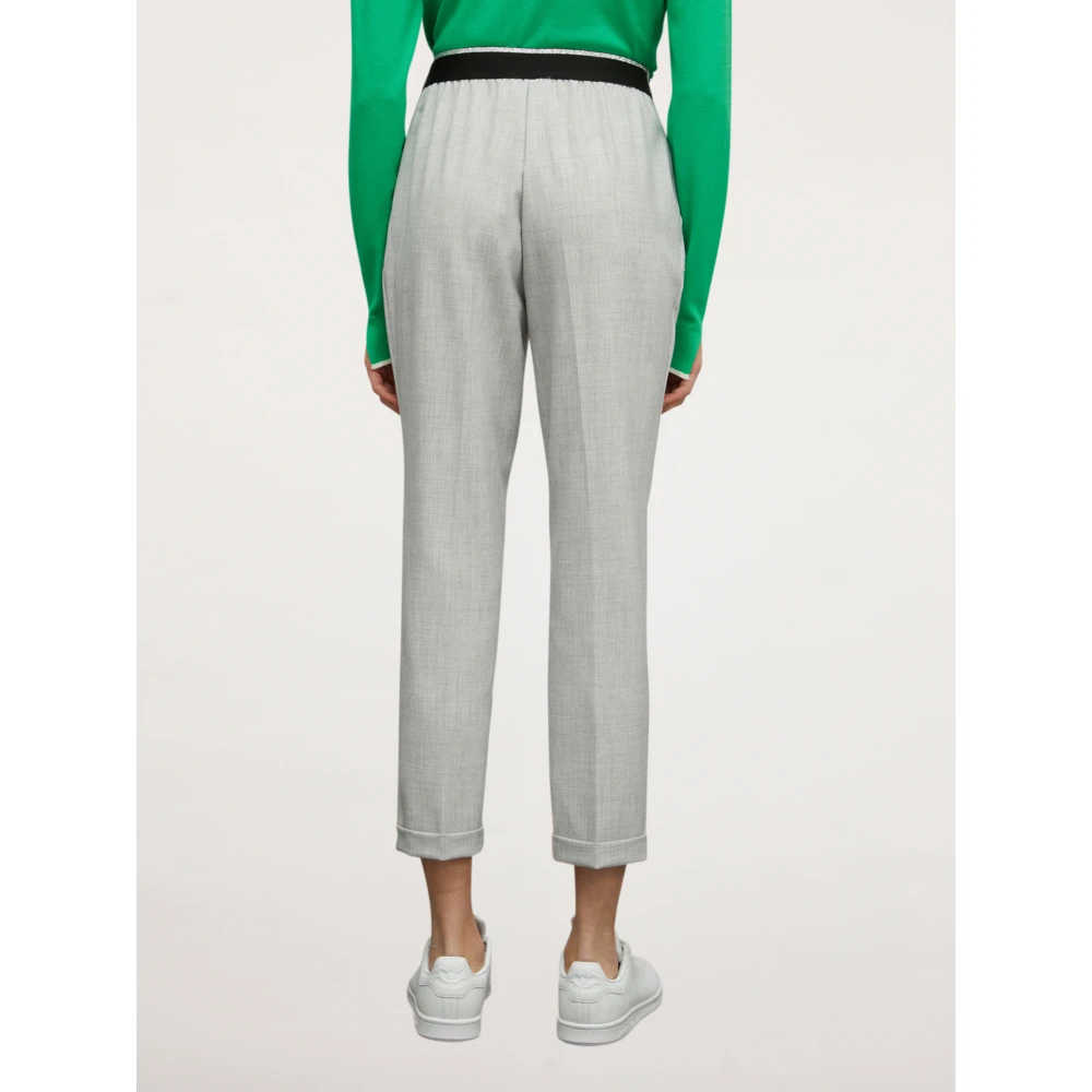 Motivi Reguliere Been Effen Kleur Broek Gray Dames