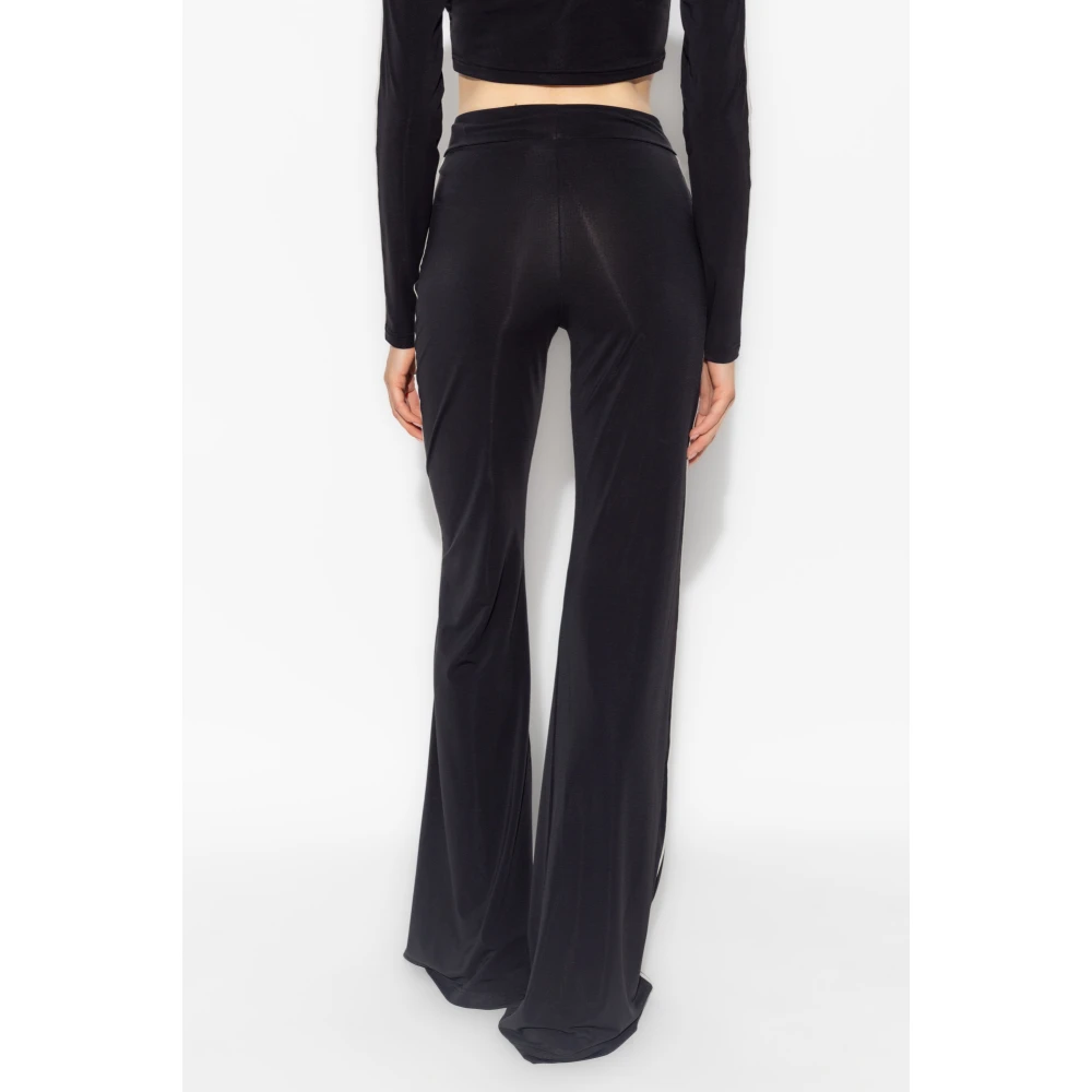 Palm Angels Wijd uitlopende broek Black Dames