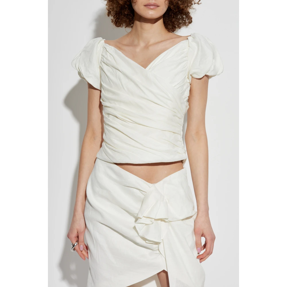 Cult Gaia Top Helene White Dames